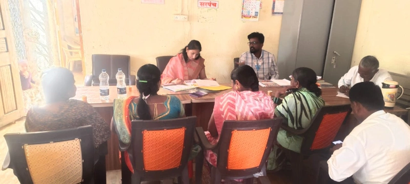 ग्रामपंचायत कार्यालय मासिक बैठक