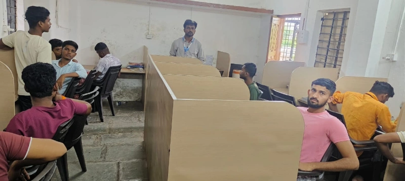 डॉ. बाबासाहेब आंबेडकर वाचनालय पाहणी