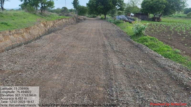 रत्नेश्वर मंदिर ते अर्ध पिंपरी रस्ता